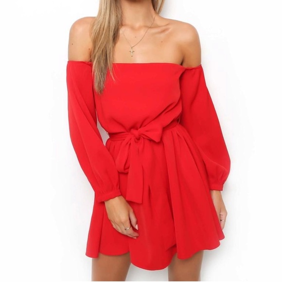 TIGERMIST Red Luna Dress - Picture 1 of 7